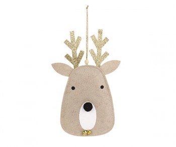 TESTA RENNA DA APPENDERE...