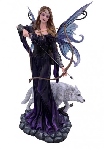 Fada Com Arco E Lobo 24*39...