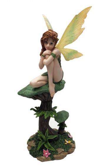 Fada Em Cogumelo Verde...