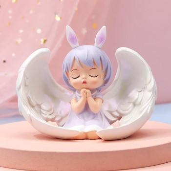 Anjo Roxo Com Asas Grandes...