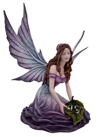 Fada Roxa Com Folha 29*32...