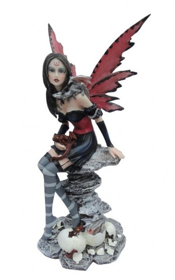 Fada Vermelha Preta Na...