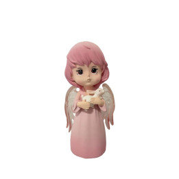 Figurine ange avec lapin