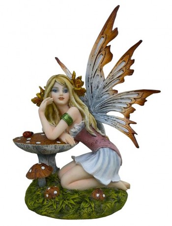 Fada Com Cogumelo 12*16 cms...