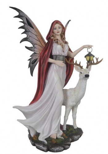 Fada Branca Com Veado...