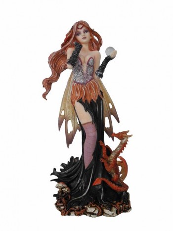 Fada Com Dragão 23*10,5 cms...