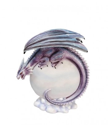 Dragão azul na lua 16*8*19...