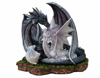 Estatueta De Dragão Com...