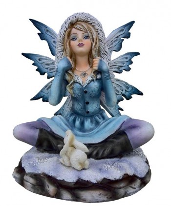 Fada Azul Sentada Com...