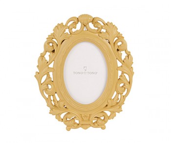 PORTAFOTO OVALE SENAPE...