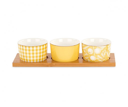 SET 4 SC.LINO ROSSO/NATUR