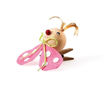 MOLLETTA C/PAPILLON ROSA...
