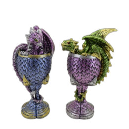 Sujet dragon calice coule