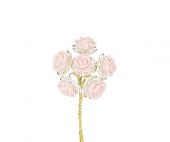 MAZZETTO 6 FIORI ROSA-ORO...