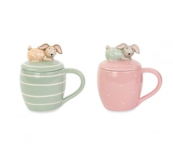 MUG ROSA/VERDE ASS....