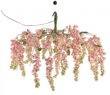 LAMPADARIO GLICINE ROSA 72...