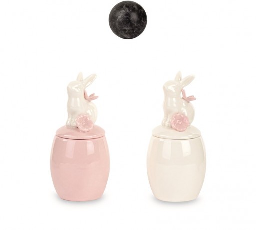 SCATOLA C/CONIGLIO ROSA/B
