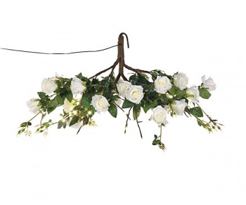 LAMPADARIO ROSE BIANCHE 48...