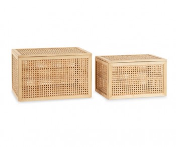 SET 2 SCATOLE BAMBOO...