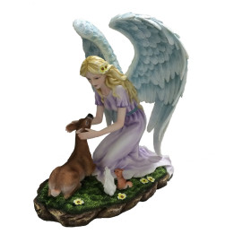 Sujet ange avec cerf 22,5