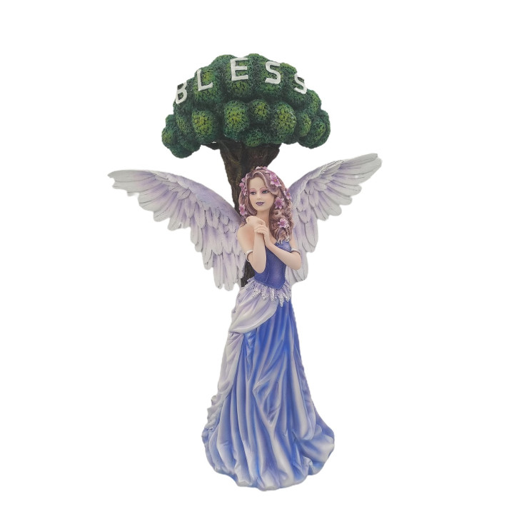 Grande fée bleu bless 32*