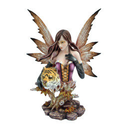 Figurine fée avec tête de