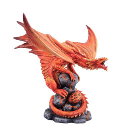 Sujet dragon rouge 29*23.
