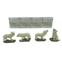 Série de loup blanc petit