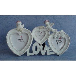 Cadre photo coeur anges 2