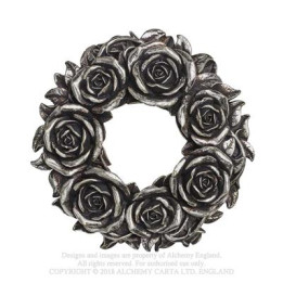 Black Rose Wreath - Wall