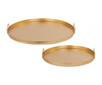 SET.2 VASSOI METALL.ORO...