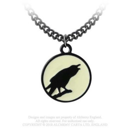 Raven Moon Pendant
