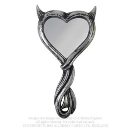 Devils Heart Hand Mirror