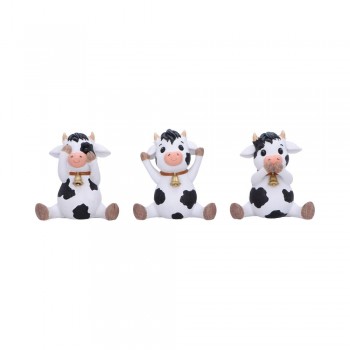 Three Wise Cows 9cm