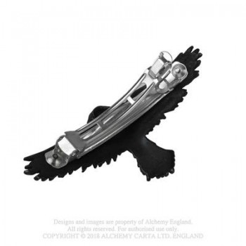 Black Raven Hair Slide