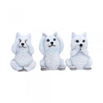 Three Wise Wolf Pups