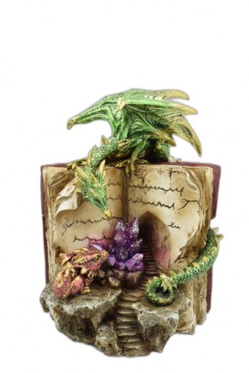 Sujet dragons avec livre