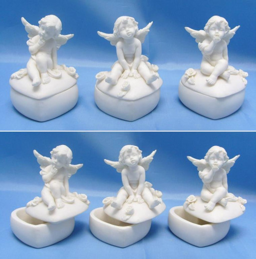 Boite ange coeur 5,5*8 cm