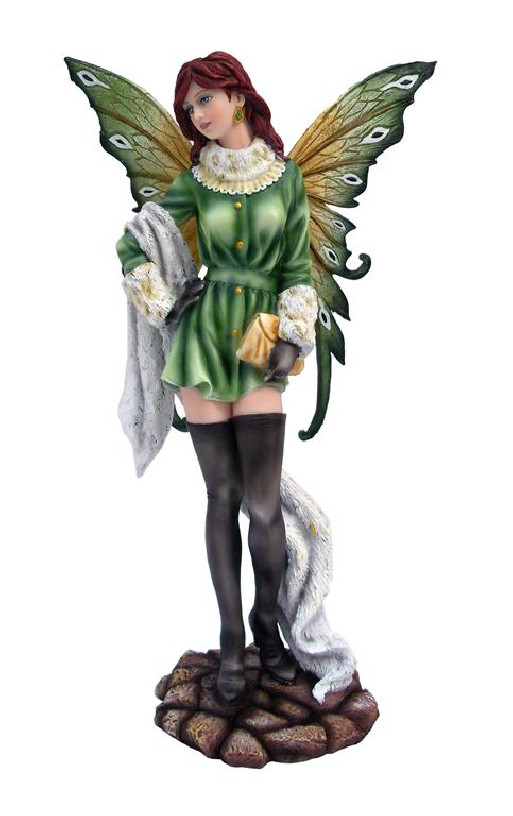 Figurine fée avec écharpe