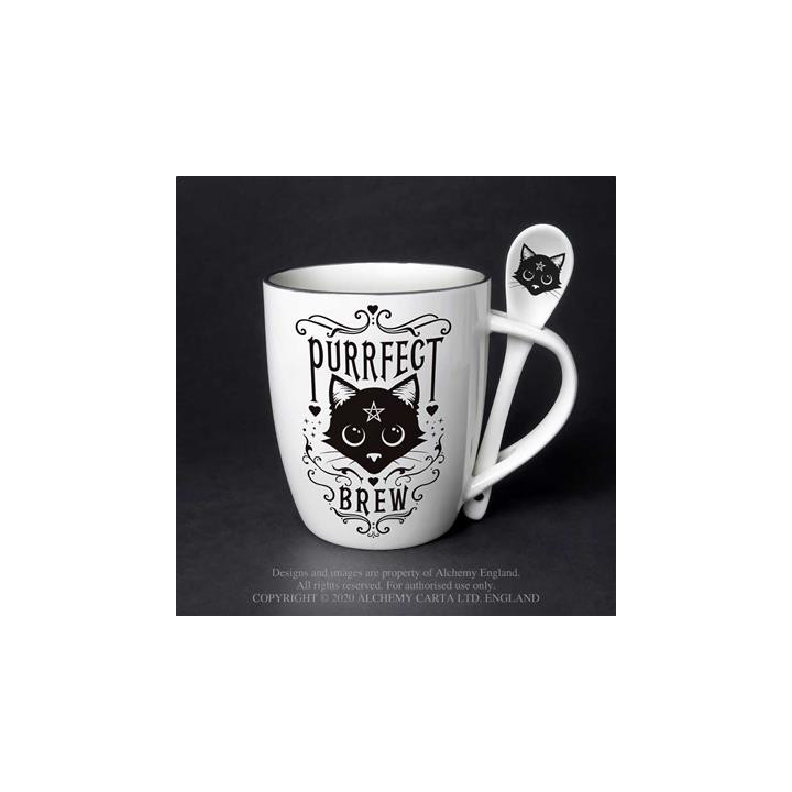 Purrfect Brew: Mug and Sp