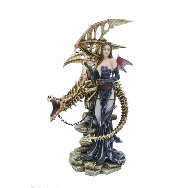 Sujet fée avec dragon squ
