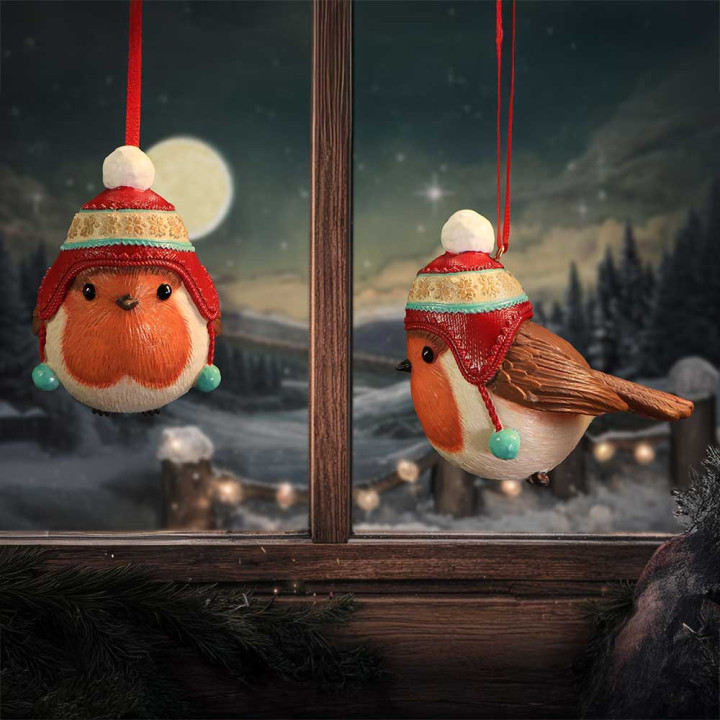 Robin Winter Bobble Hangi