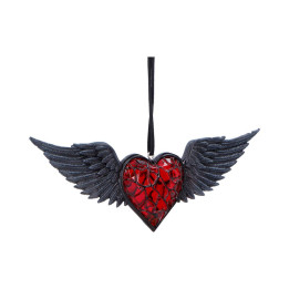Black Winged Heart Hangin