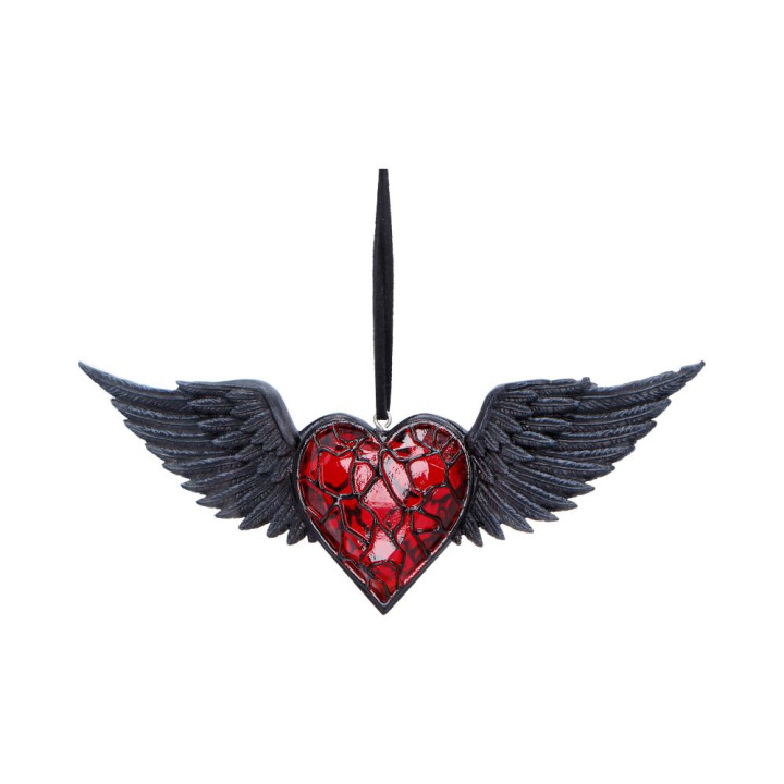 Black Winged Heart Hangin