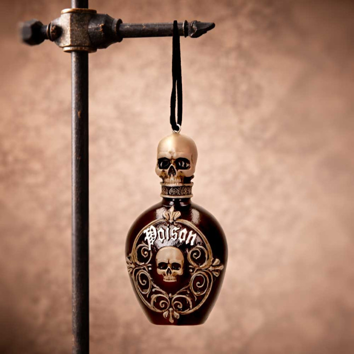 Poison Bottle Hanging Orn